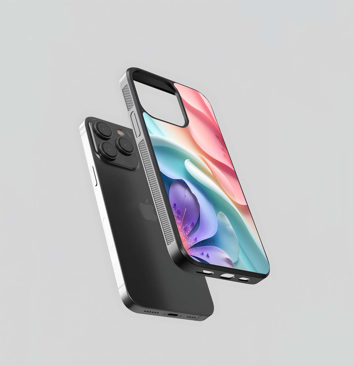 Aura Petals Glass Case