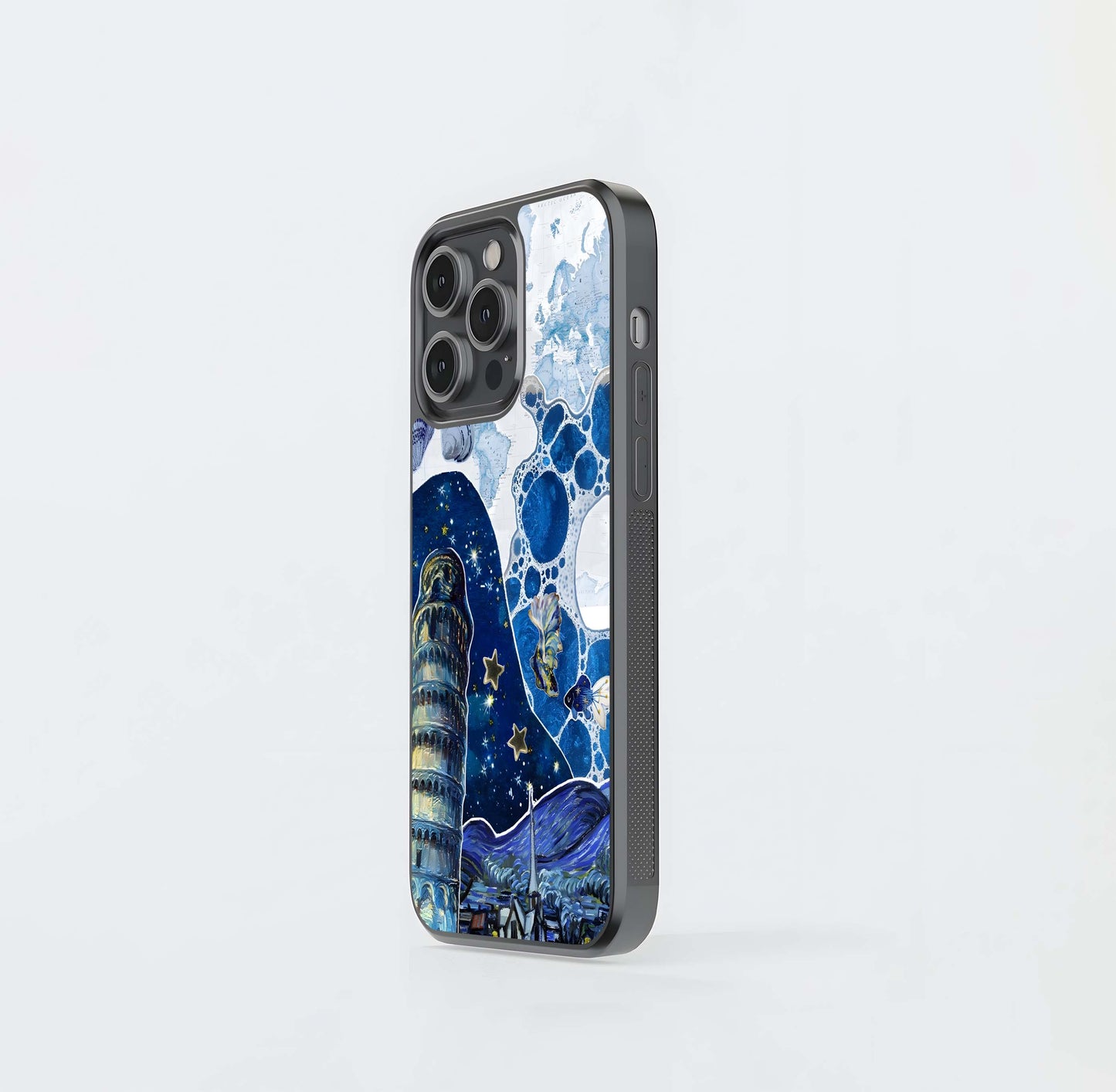 Cosmic Ocean Drift Glass Case