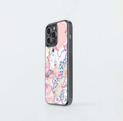 Aesthetic Inncoent Rabbit Glass Case