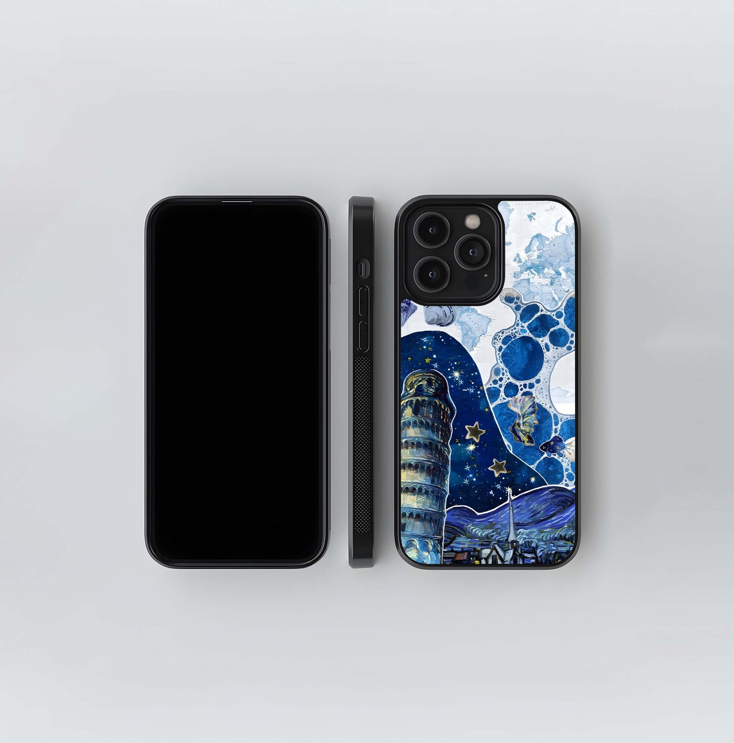 Cosmic Ocean Drift Glass Case