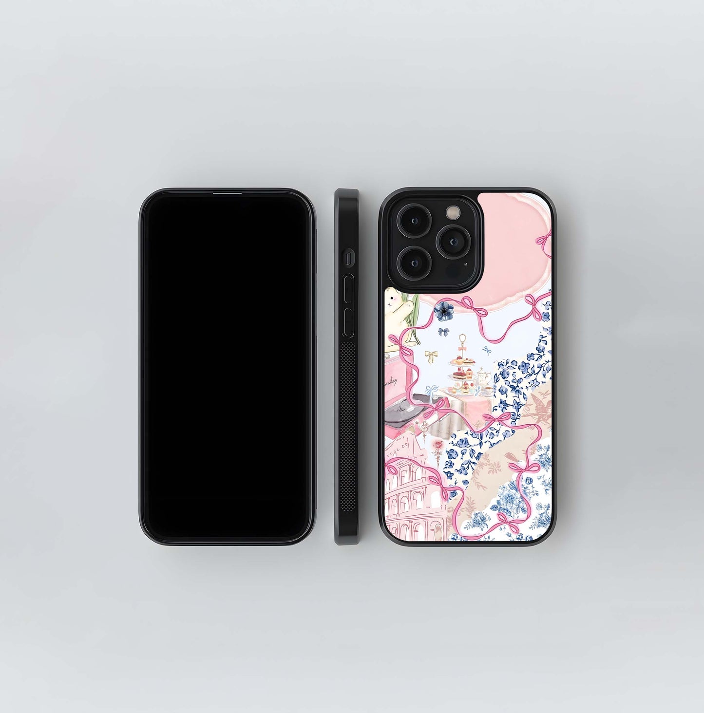 Aesthetic Inncoent Rabbit Glass Case