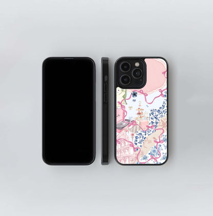 Aesthetic Inncoent Rabbit Glass Case