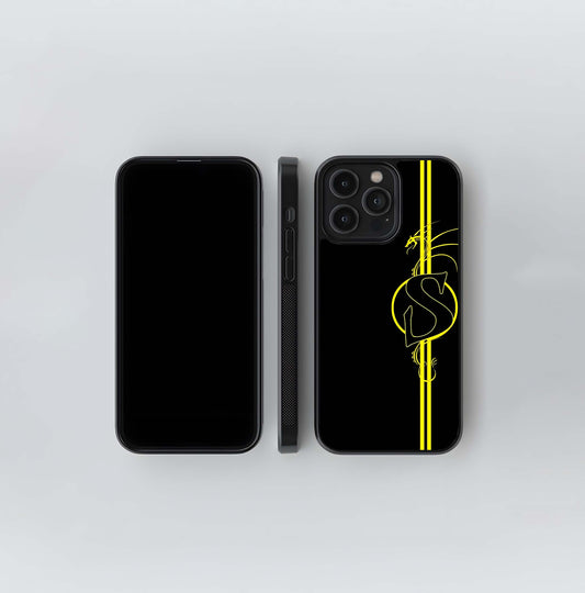 Yellow Dragon S-Stripe Glass Case