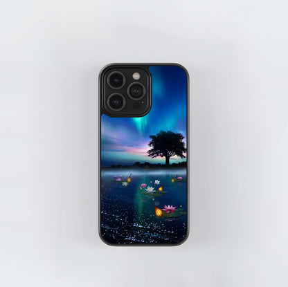 Aurora Lantern Lake Glass Case