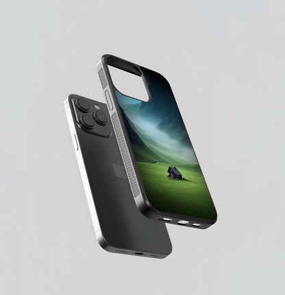 Solitary Valley Cabin Glass Case