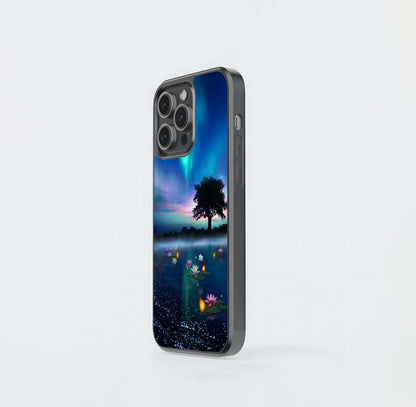 Aurora Lantern Lake Glass Case