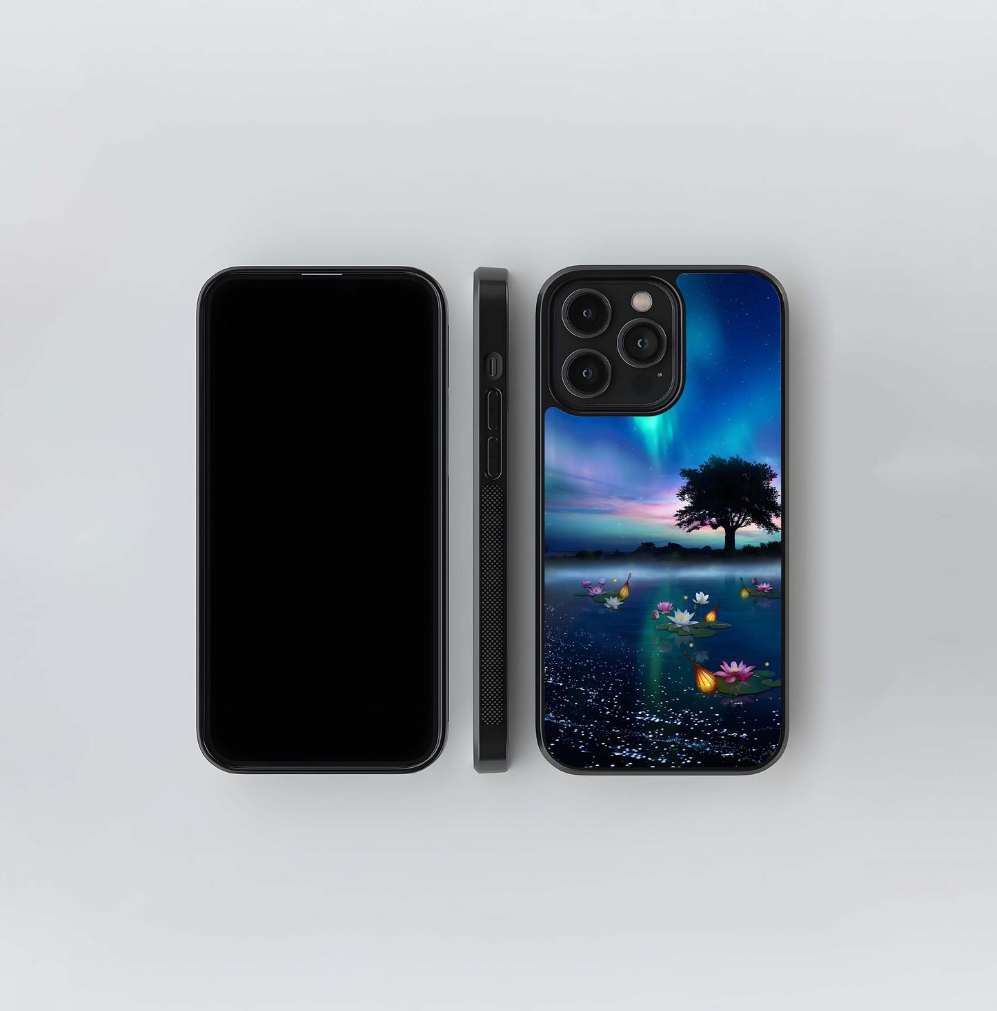 Aurora Lantern Lake Glass Case