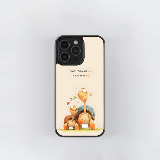 Cute Dragon Quote Glass Case