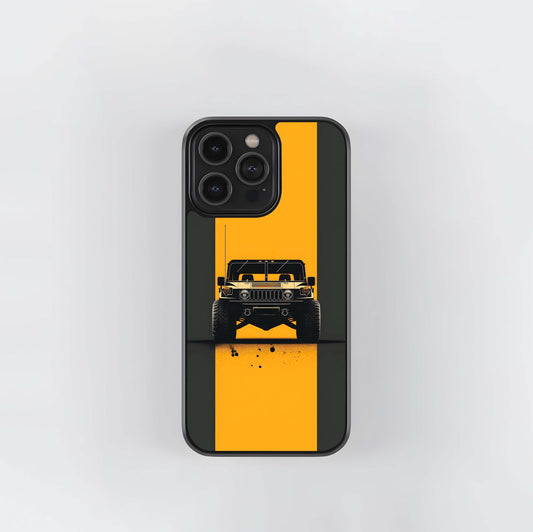 Hummer H1 Vertical Stripe Glass Case