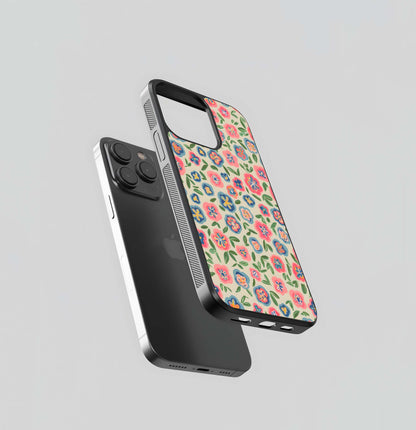 Botanical print Wall Glass Case