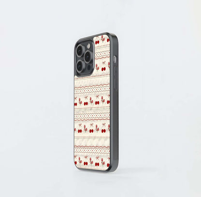Cherry Bloom Charm Glass Case