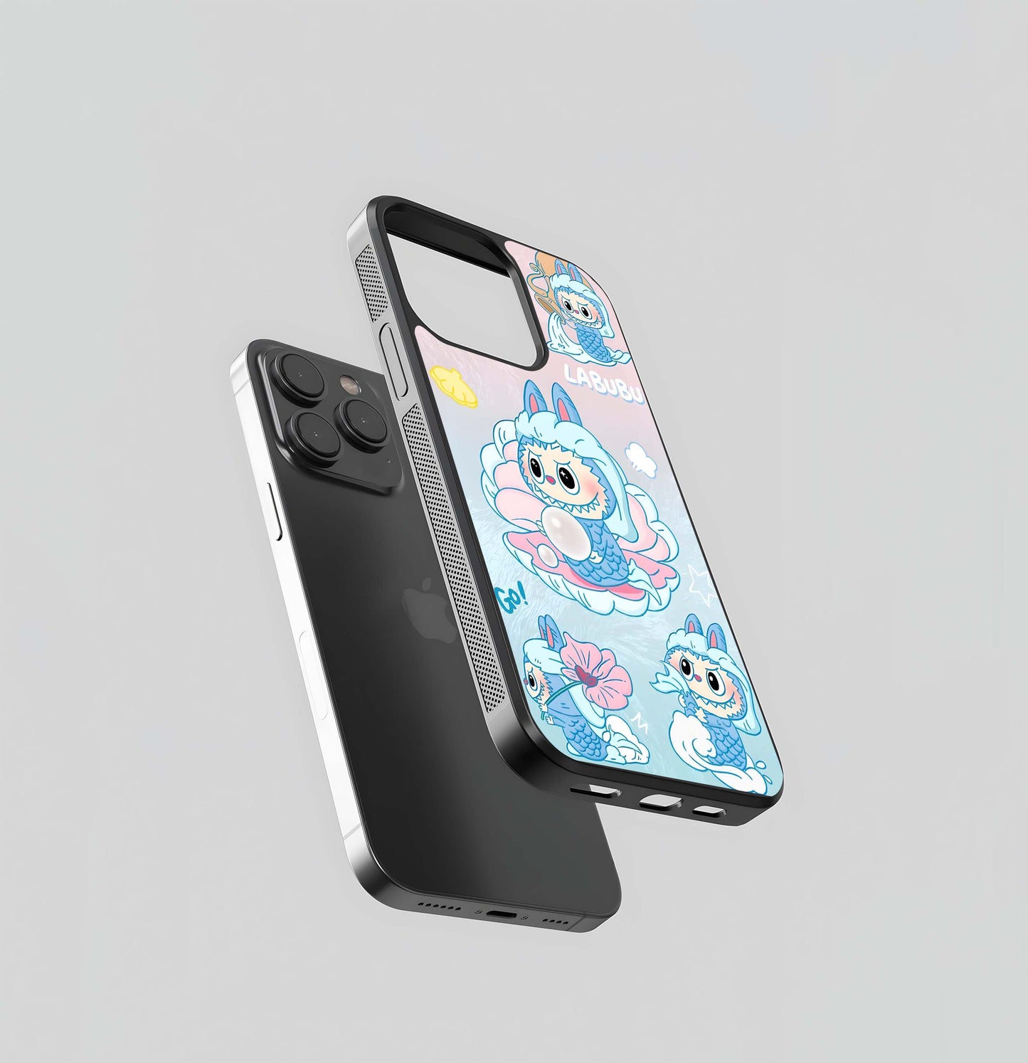 Bounce Vibe Labubu Glass Case