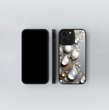 Iridescent Diamond Ripple Glass Case