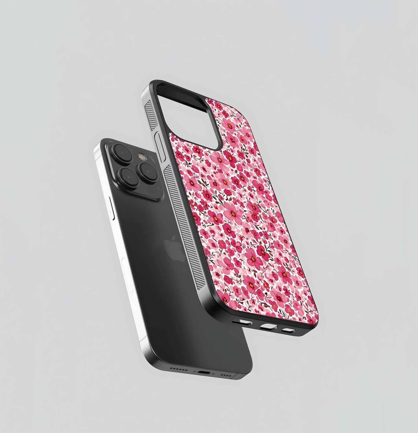 Cherry Blossom Charm Glass Case