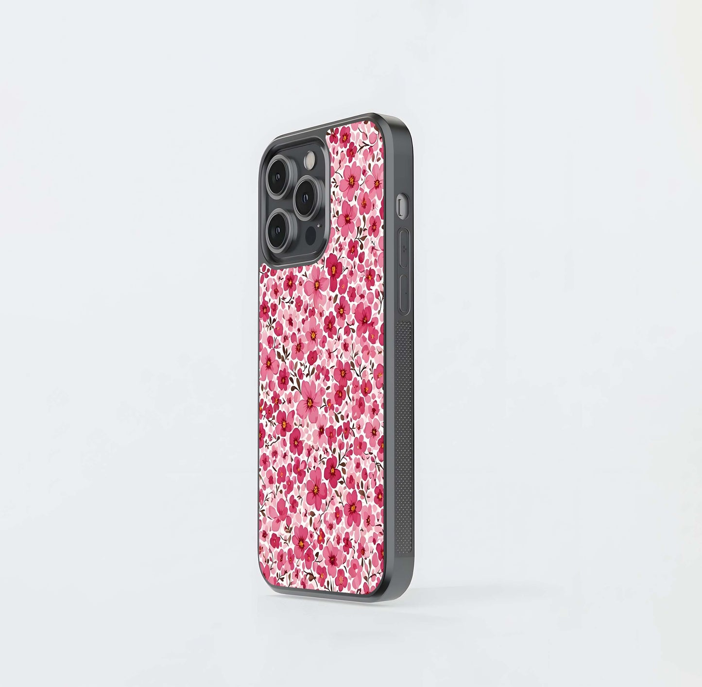 Cherry Blossom Charm Glass Case