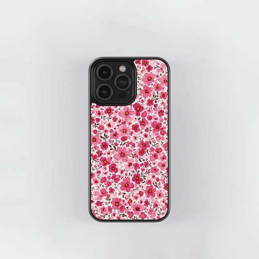 Cherry Blossom Charm Glass Case