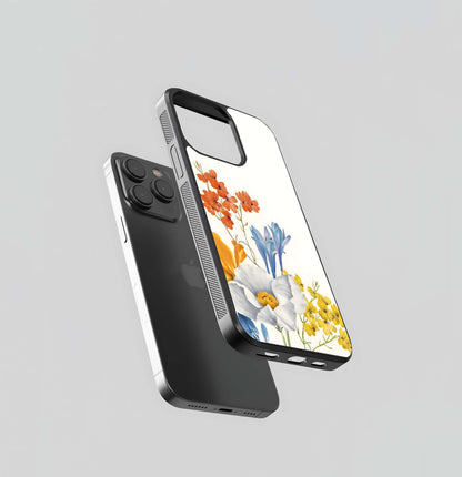 Bright Flowers Palette Glass Case