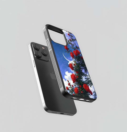 Scarlet Crescent Glass Case