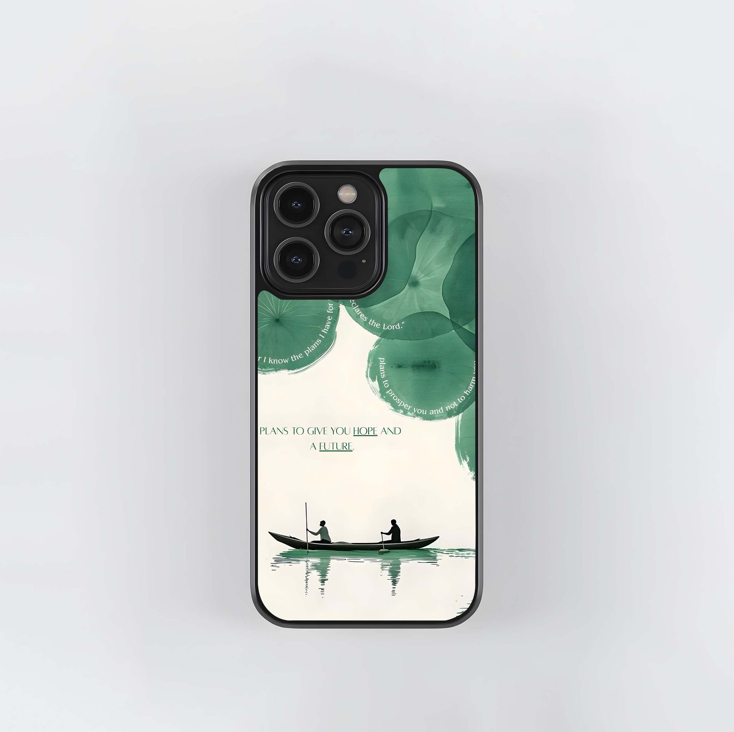 Graceful River Flow Glass Case