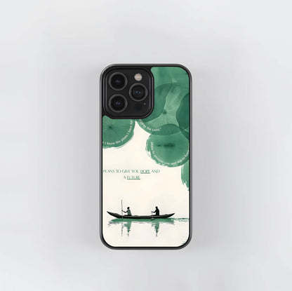 Graceful River Flow Glass Case