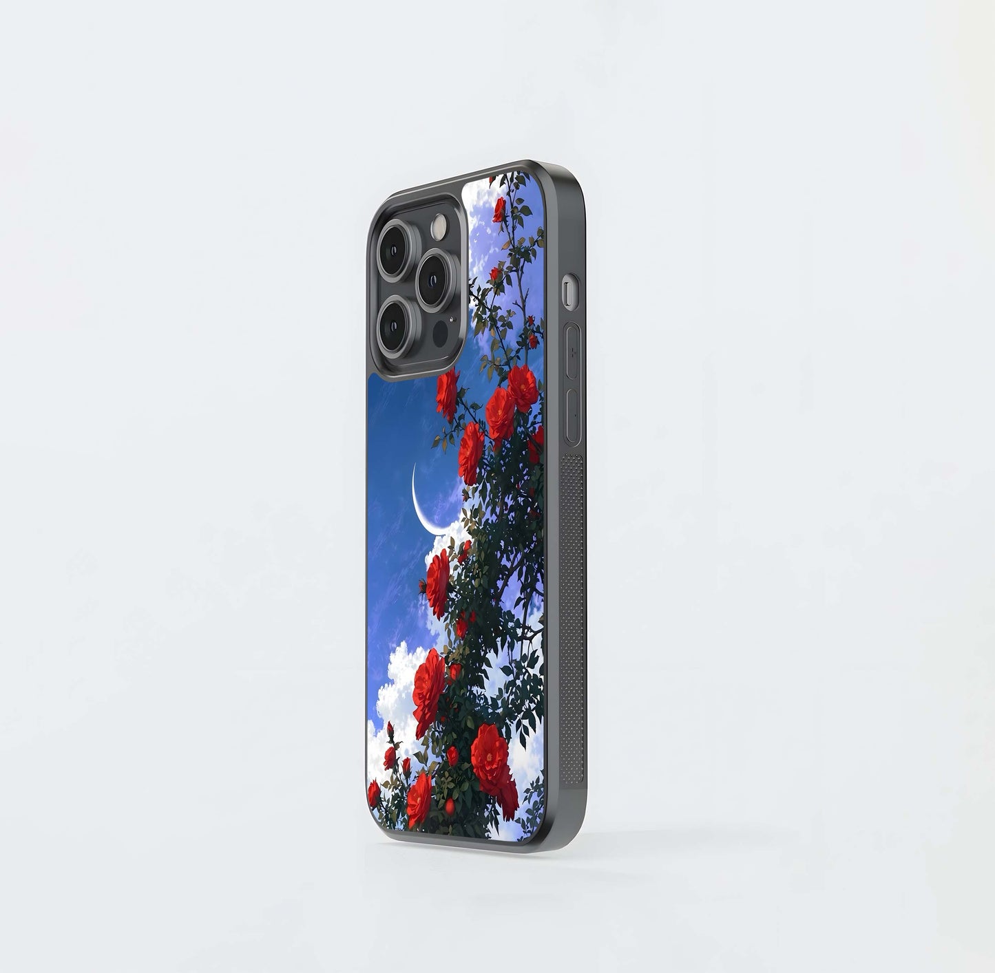 Scarlet Crescent Glass Case