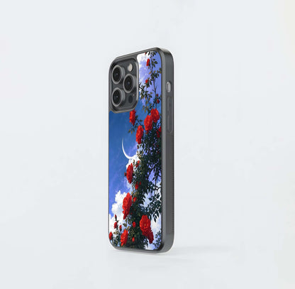 Scarlet Crescent Glass Case