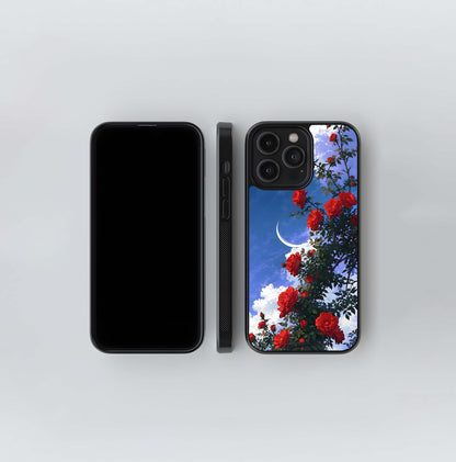 Scarlet Crescent Glass Case