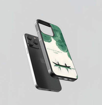 Graceful River Flow Glass Case