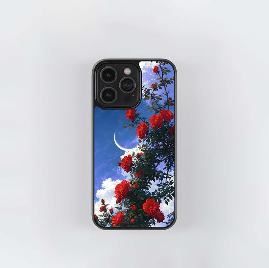 Scarlet Crescent Glass Case