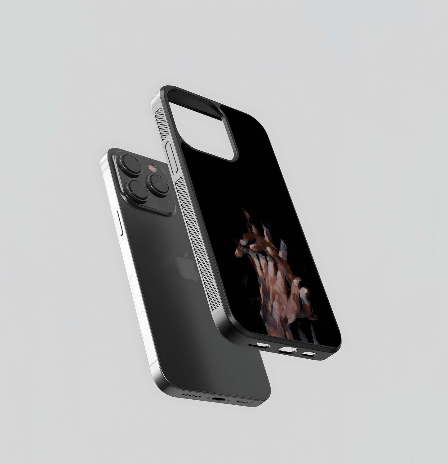 Brushstroke of Touch Glass Case