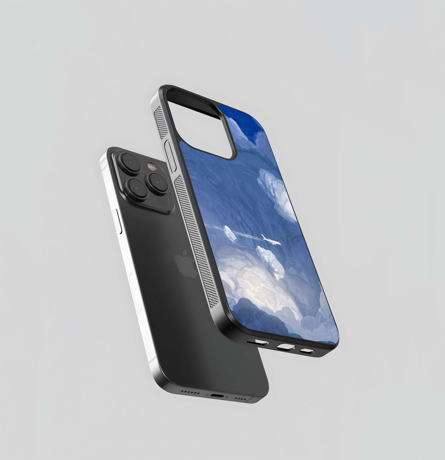 Brushstroke Skies Glass Case