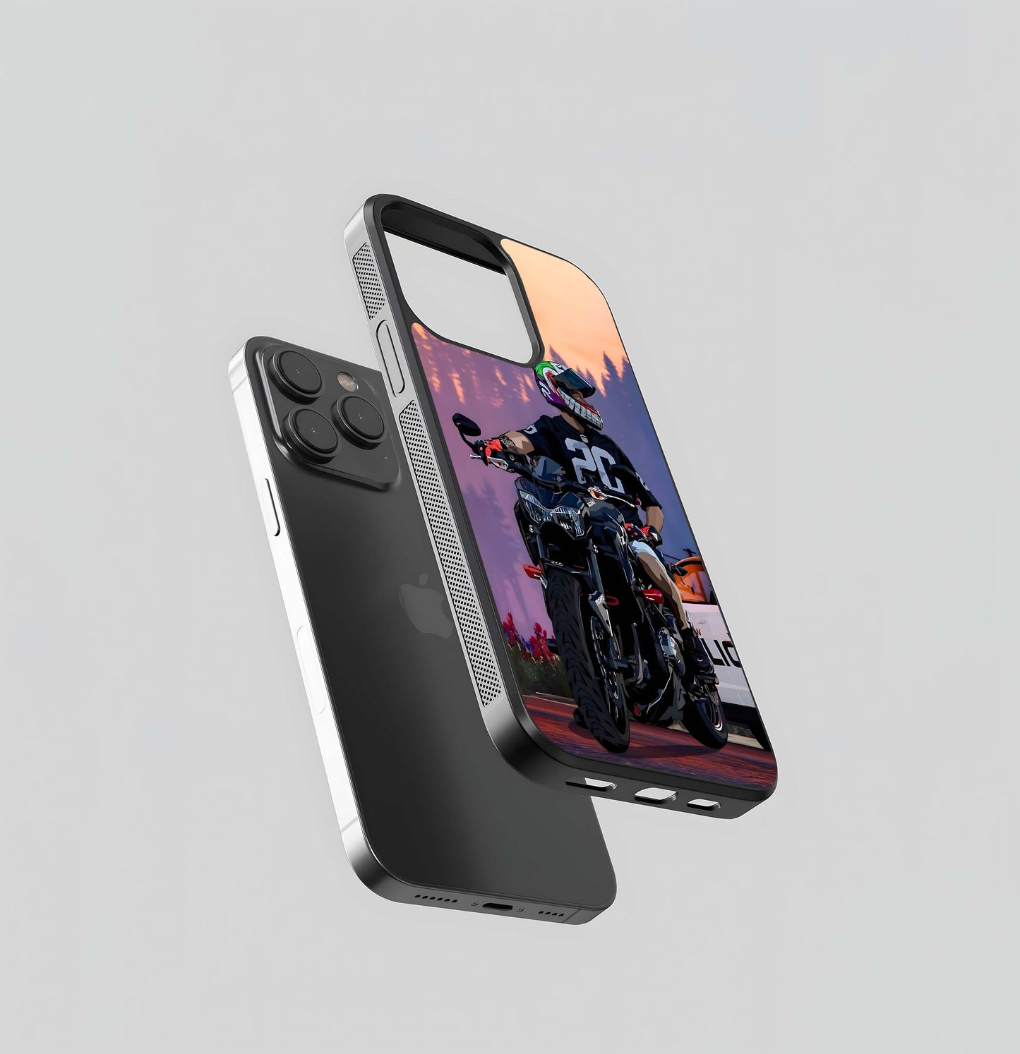 Joker Helmet Street Rider Glass Case