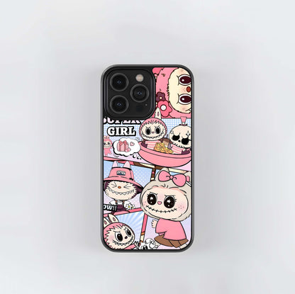 Aesthetic Labubu Glass Case