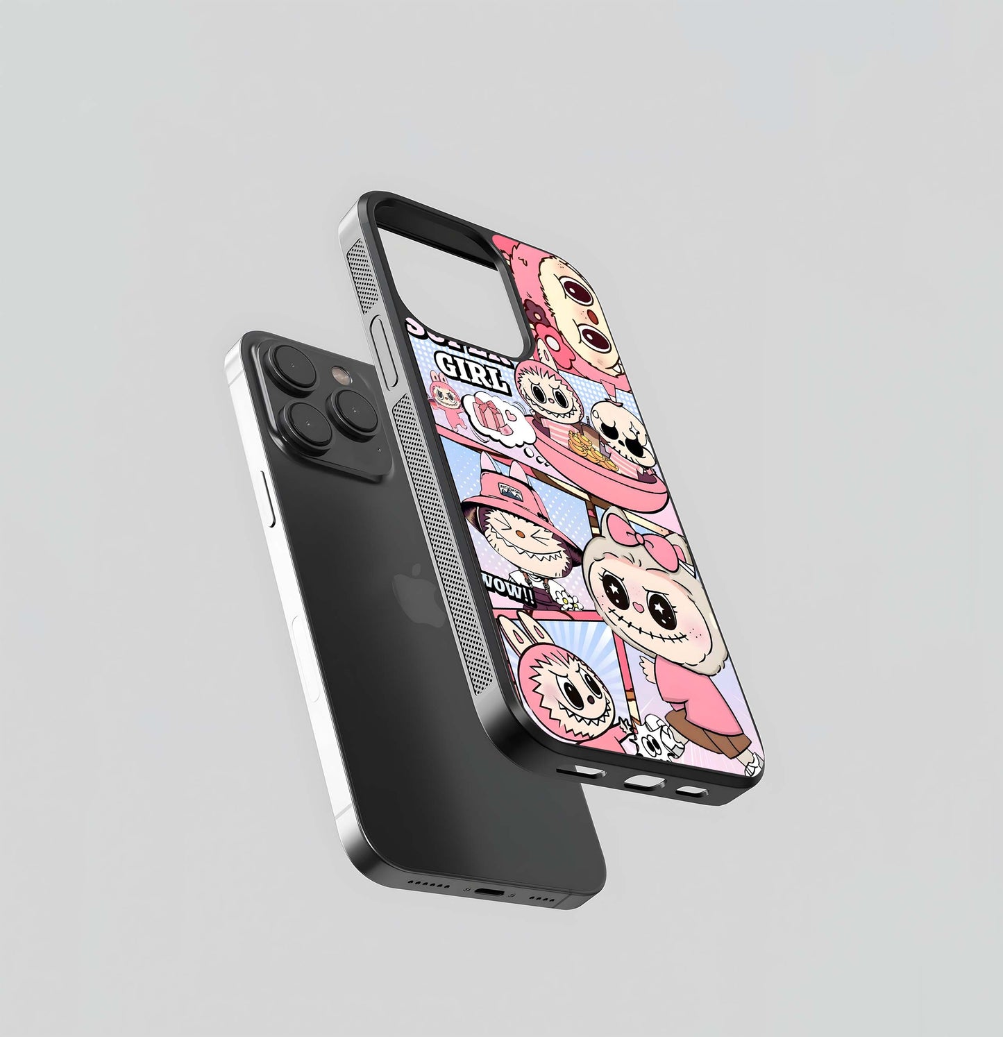 Aesthetic Labubu Glass Case