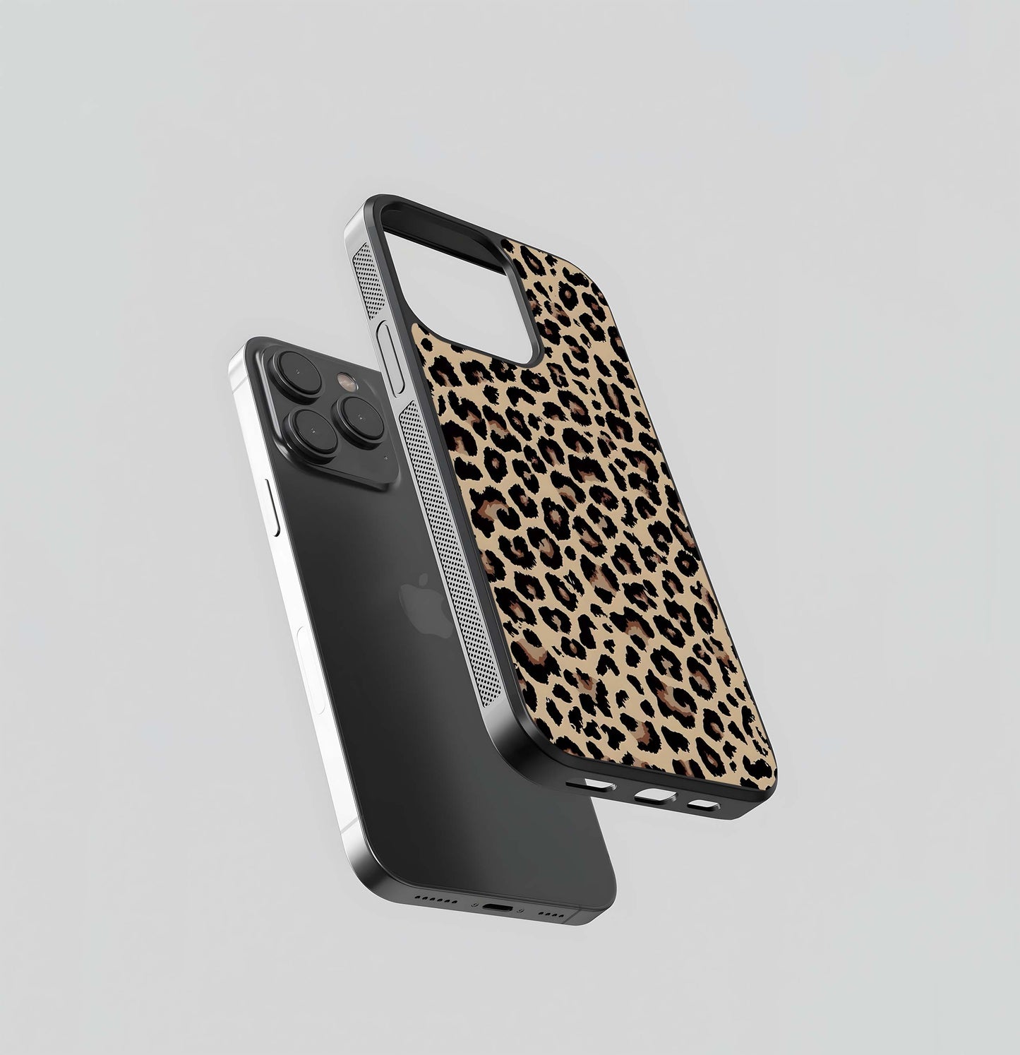 Classic Leopard Print Glass Case