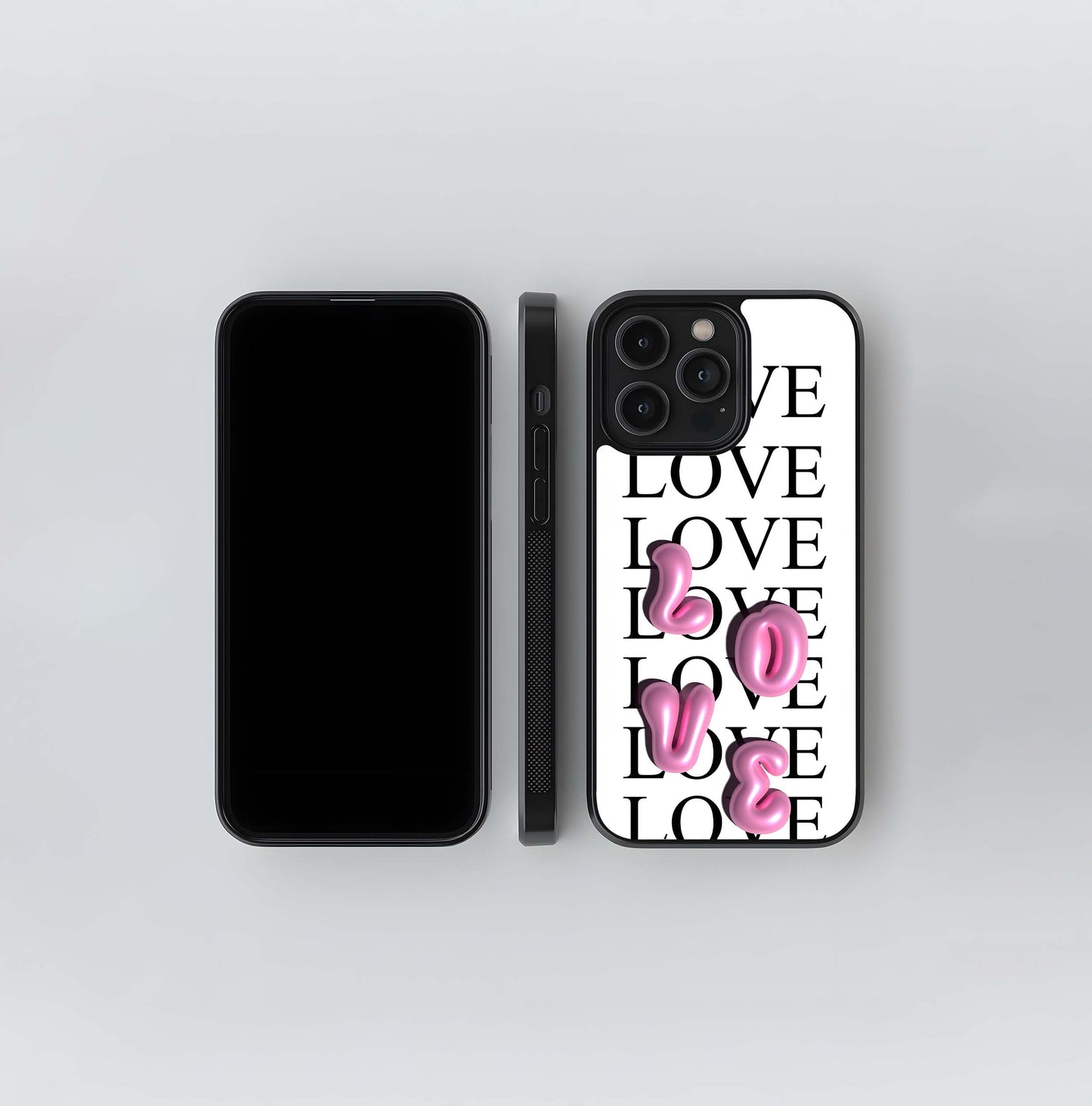 Bubble Love Burst Quotes_ Glass Case