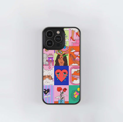 Bubble Thought Burst Glass Case