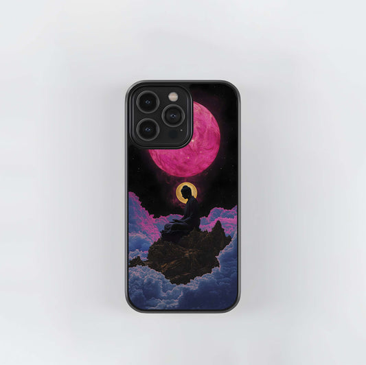 Buddha & Planets Glass Case