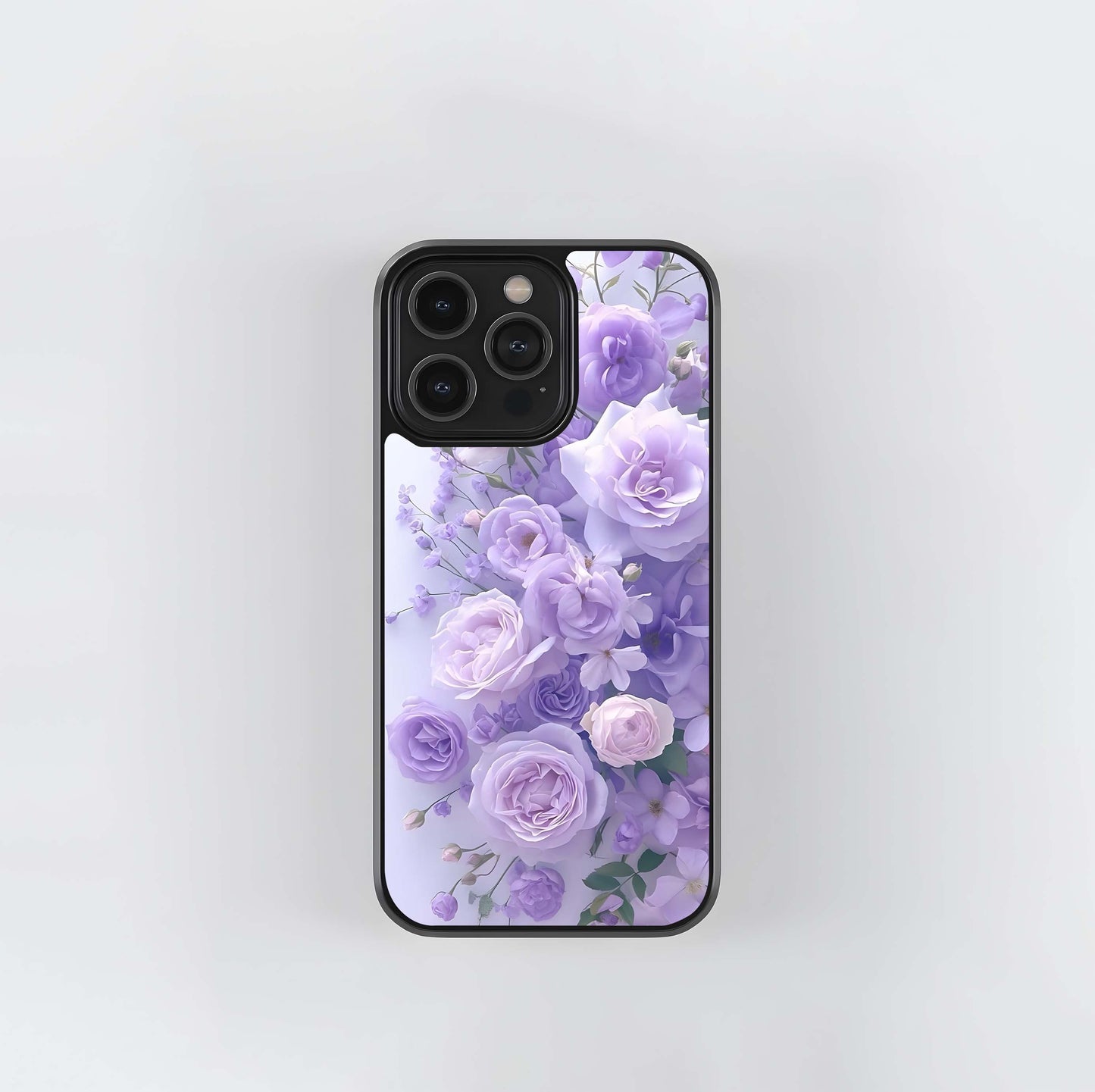 Lavender and Lilac Romance Glass Case
