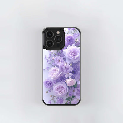Lavender and Lilac Romance Glass Case