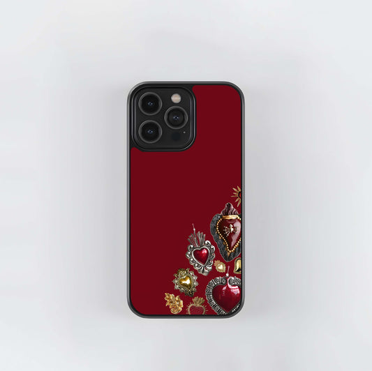 Crimson Devotion Glass Case