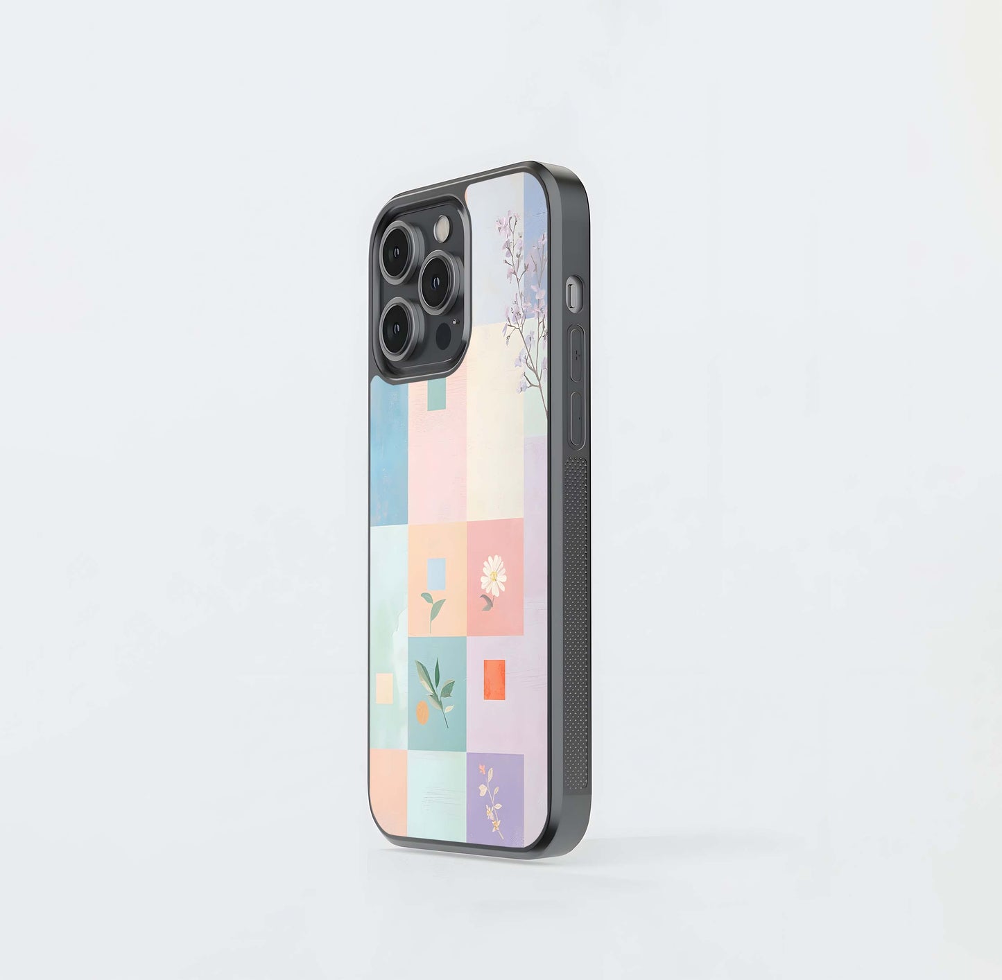 Grid of blocks Glass Case