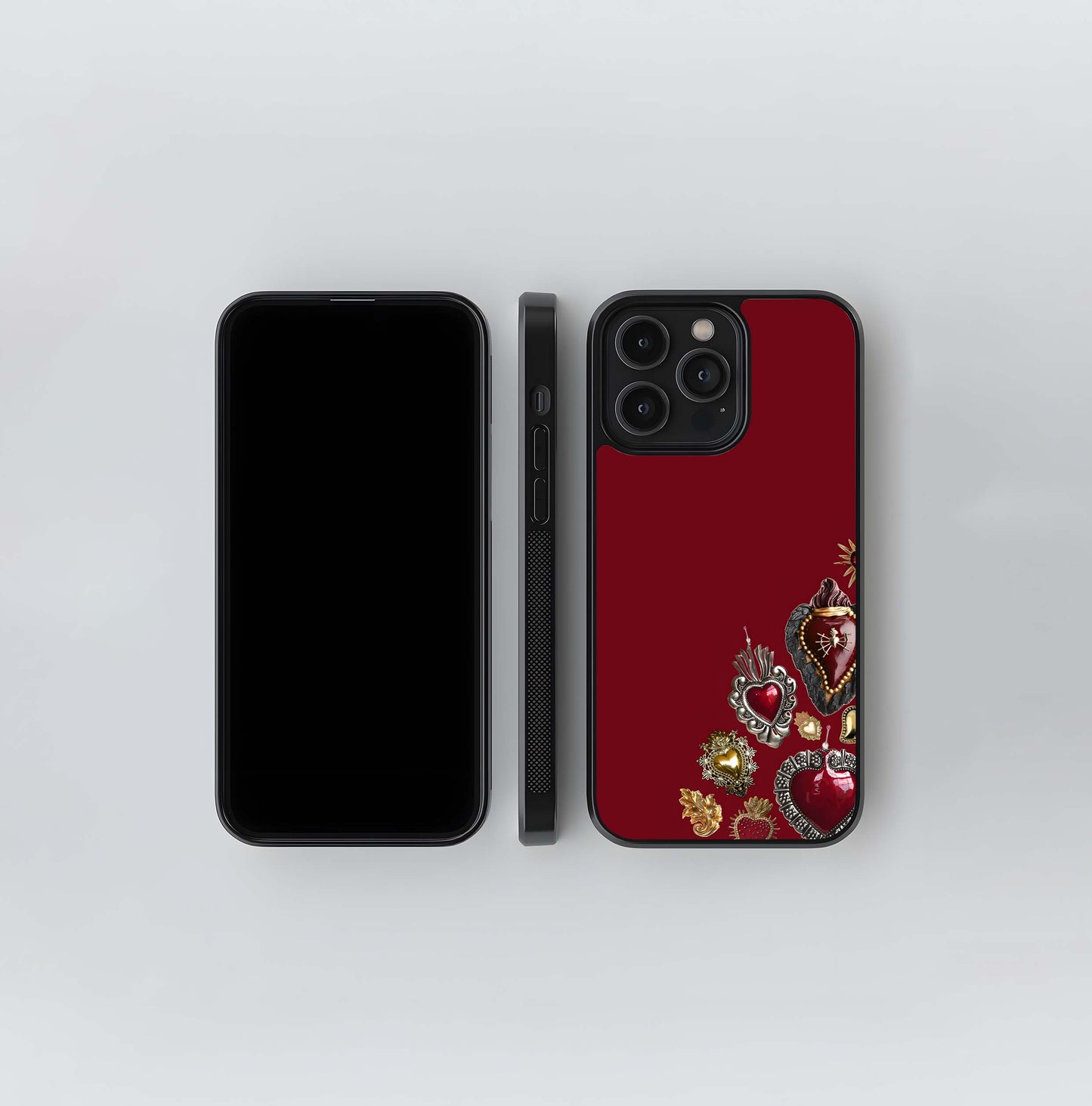 Crimson Devotion Glass Case