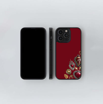 Crimson Devotion Glass Case
