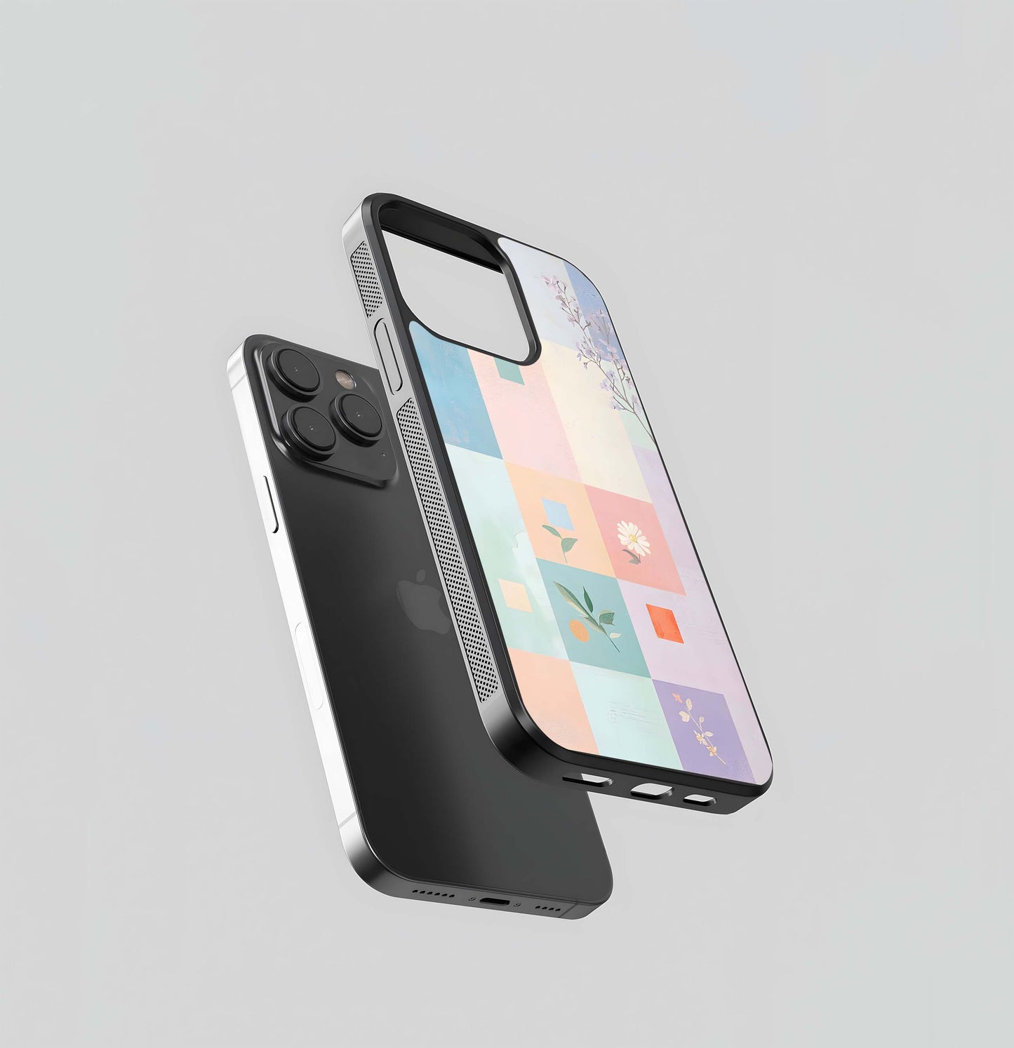 Grid of blocks Glass Case