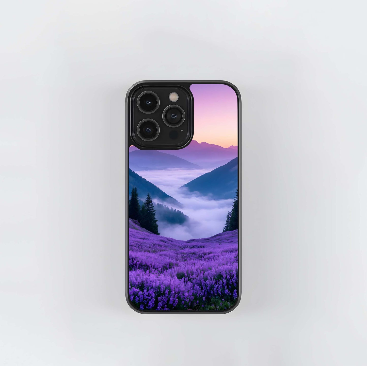 Lavender Valley Mist Glass Case