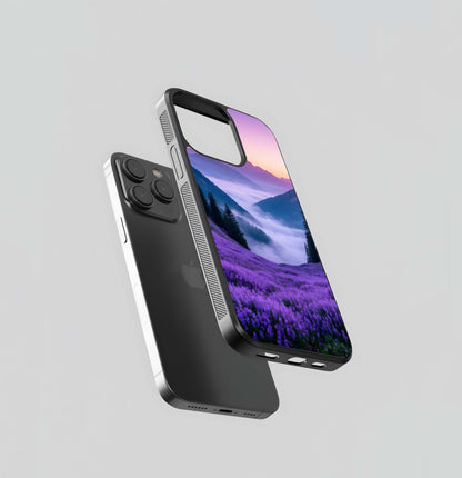 Lavender Valley Mist Glass Case