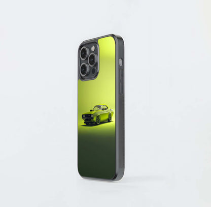 Lime Green Vintage Challenger Glass Case