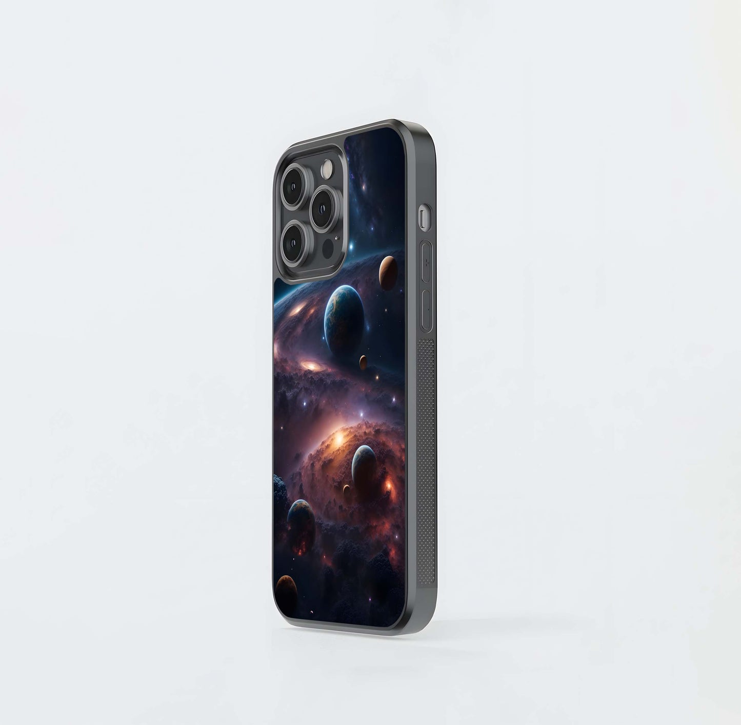 Nebula Planet Swirl Glass Case
