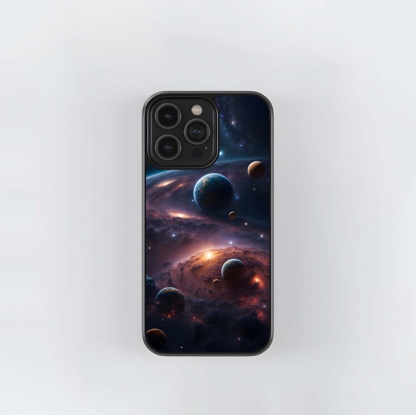 Nebula Planet Swirl Glass Case